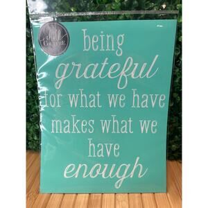 New Chalk Couture Transfer Being Grateful Retired New Years Resolution Gift
